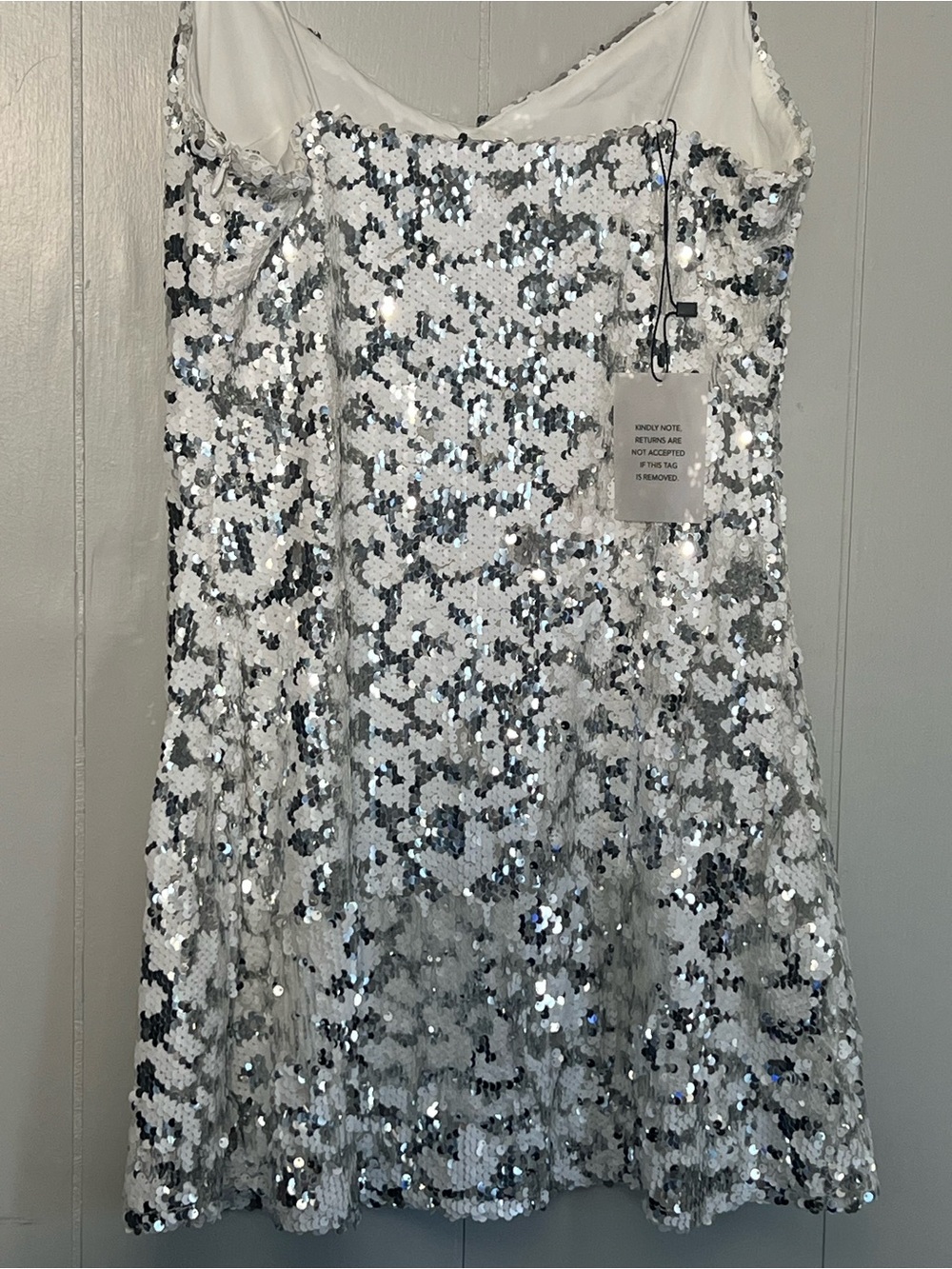 superdown Bryanna Mini Dress in White Multi - Picture 6 of 12